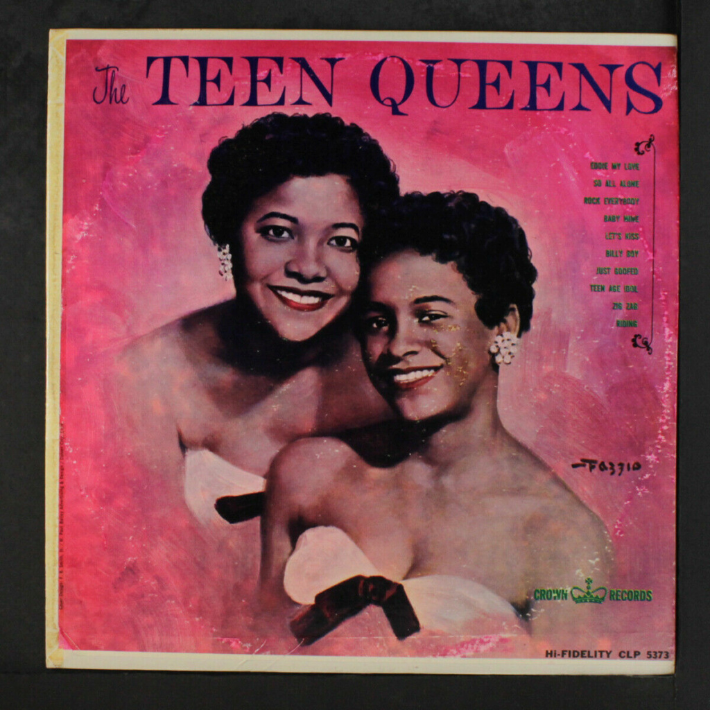 Teen Queens: The Teen Queens LP - Crown records Teen_q12