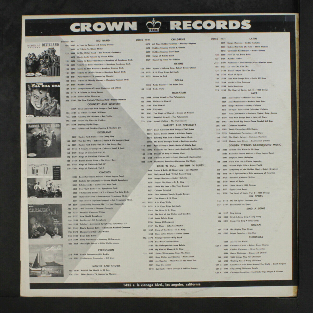 Teen Queens: The Teen Queens LP - Crown records Teen_q13