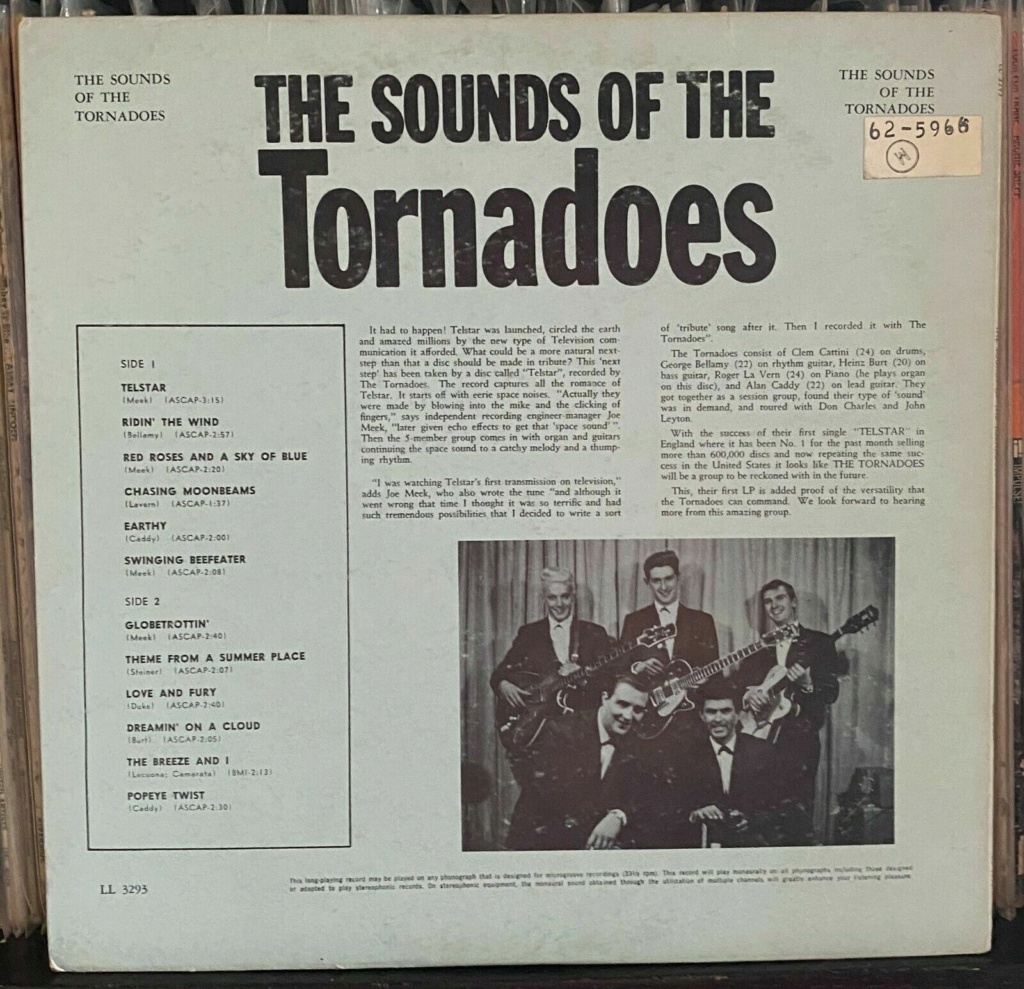 Tornadoes - The sounds of the Tornadoes - LP TELSTAR - London records Tornad11