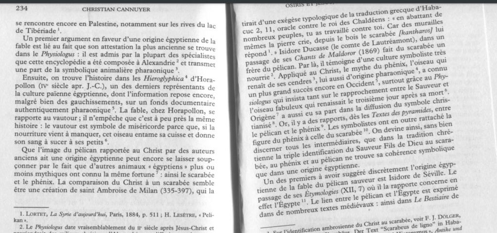 jean - Osiris préfiguration du Christ ? - le savant catholique Jean Staune & Arnaud Dumouch théologien. 1112