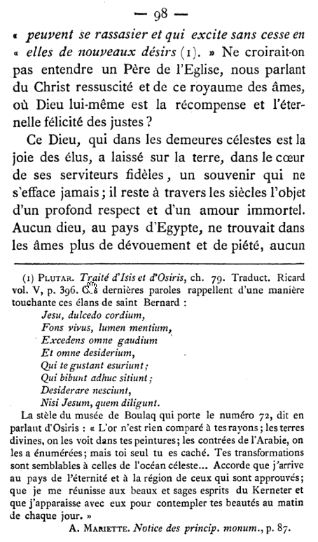 jean - Osiris préfiguration du Christ ? - le savant catholique Jean Staune & Arnaud Dumouch théologien. 2011