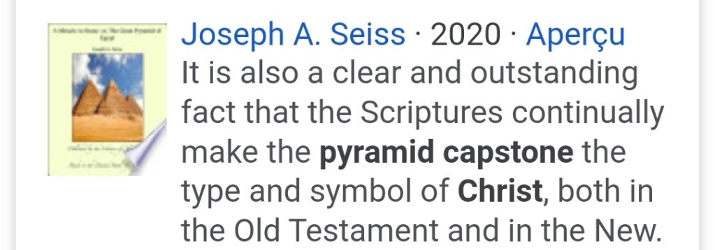 Pyramide [ , pyramidion et Jésus-Christ ? ] Scree289