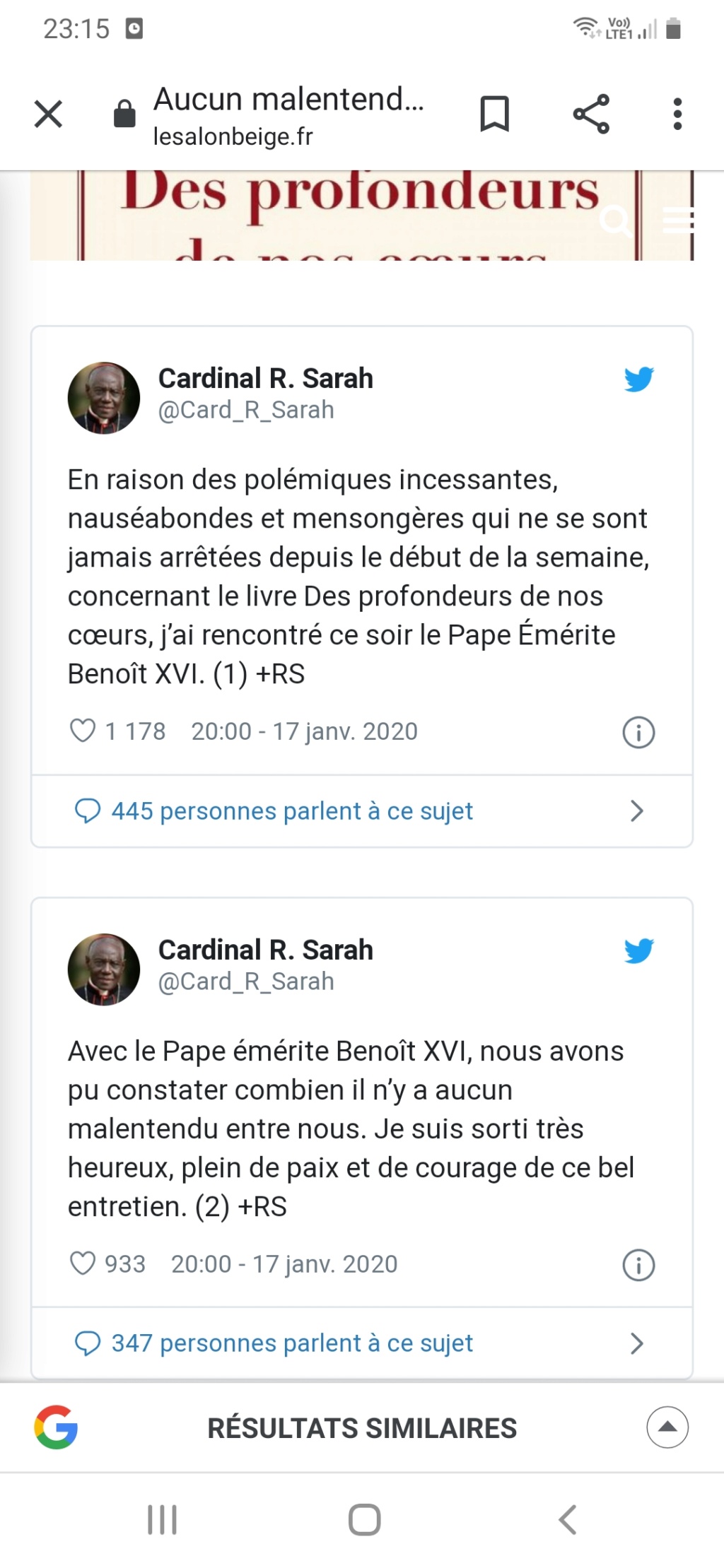 pape - Célibat des prêtres : Benoît XVI met en garde le pape François ? Screen67