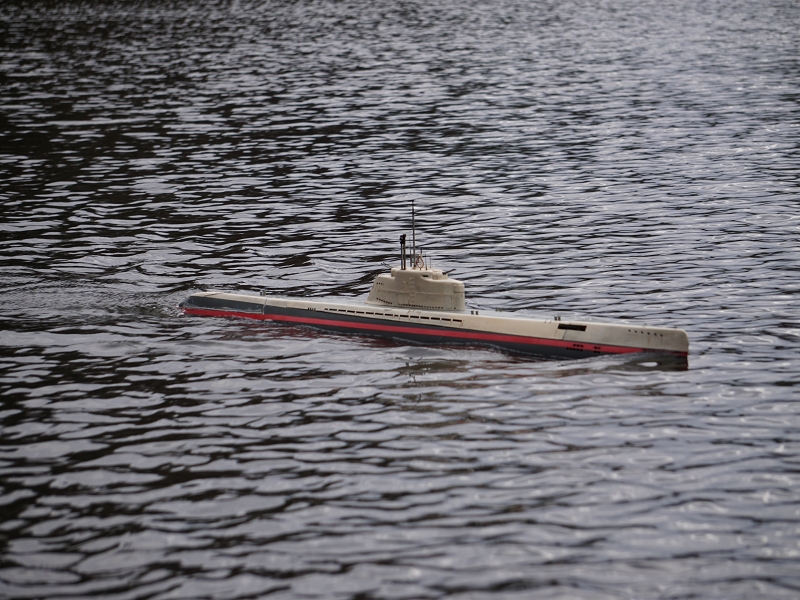 Typ XXI U-Boot in Maßstab 1/40 vermutlich von Hasse -kdsc060