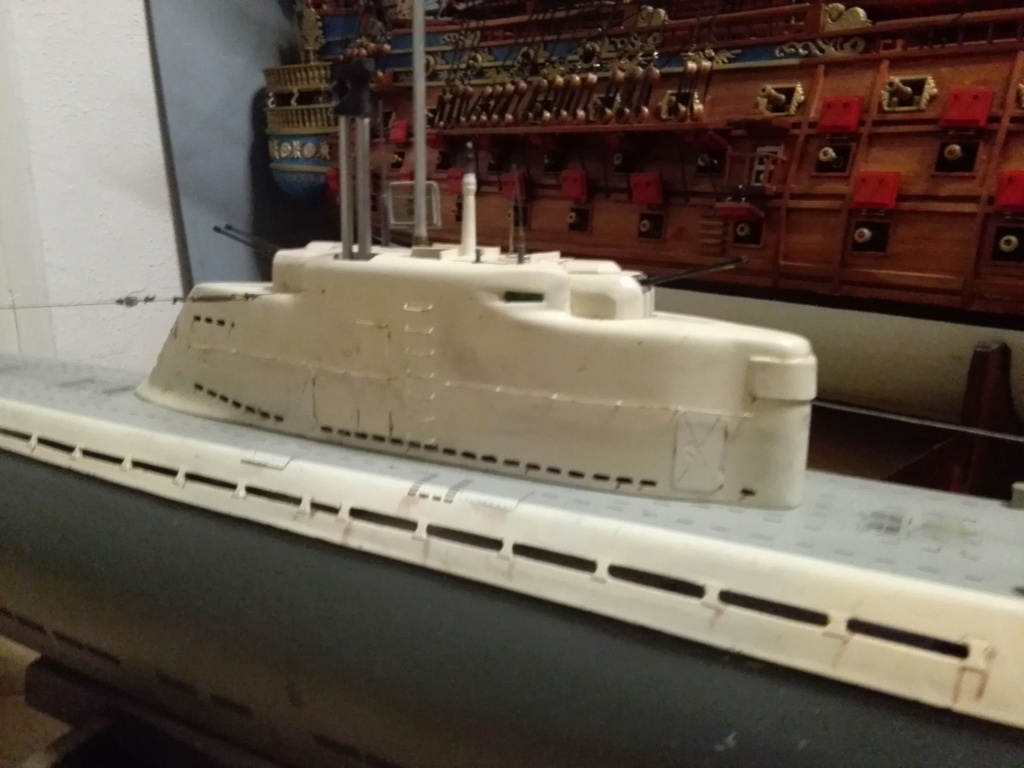 Typ XXI U-Boot in Maßstab 1/40 vermutlich von Hasse Img_1324