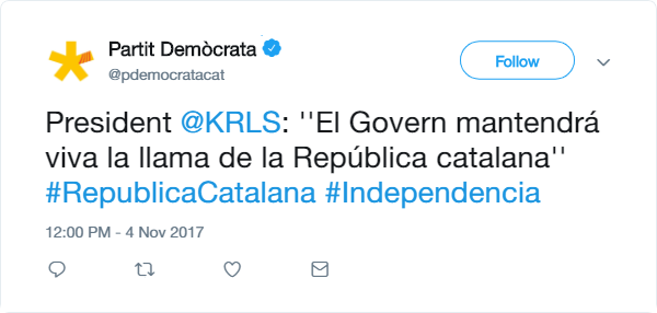 RRSS Junts per Catalunya (JxCat)  Baixa13