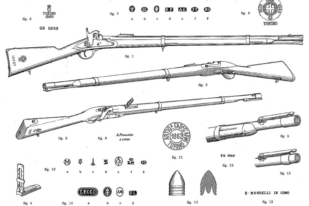 Carabine de Bersagliers M. 1856 135