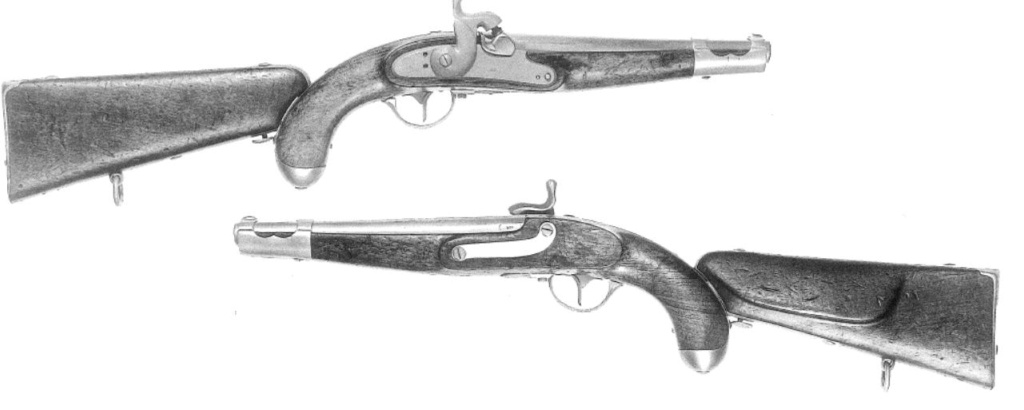 Pistolon Cavalerie 1843 italien 254