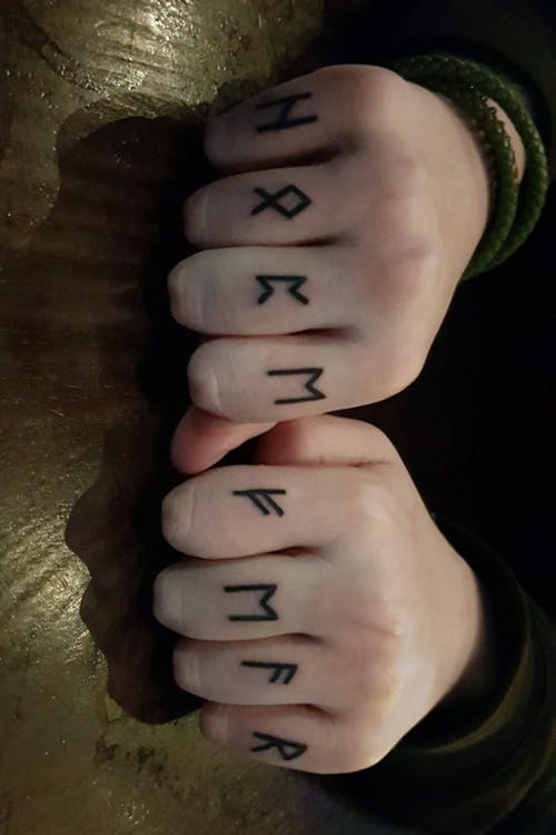 Татуировки с Рунами (подборка фото) - Страница 11 20190511