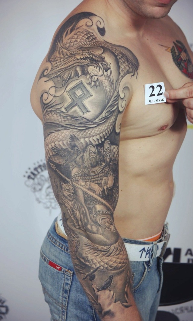 Татуировки с Рунами (подборка фото) - Страница 13 Df2a6b11