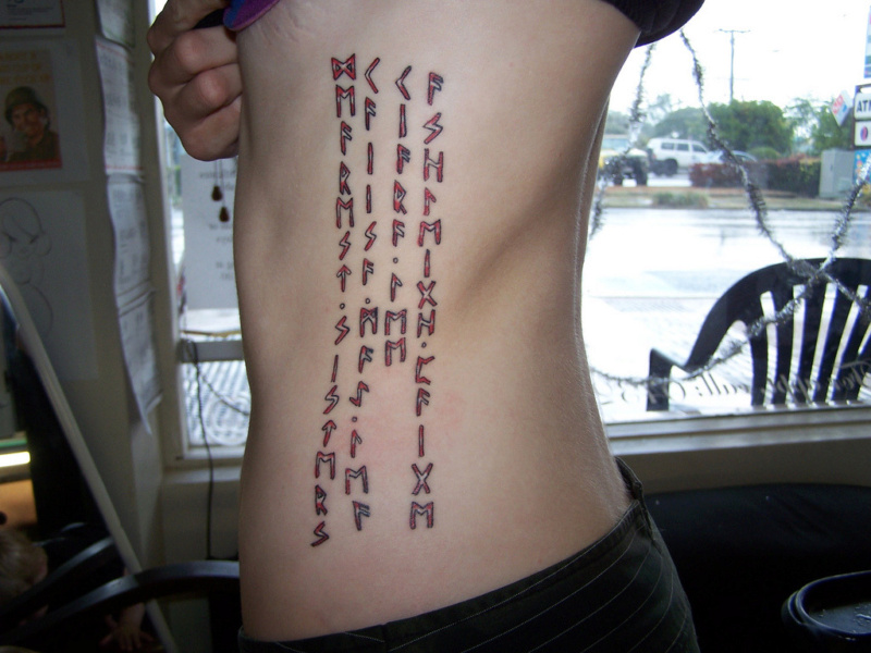 Татуировки с Рунами (подборка фото) - Страница 15 Tumblr48