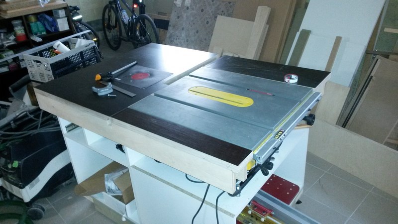 Combiné scie sur table + défonceuse 20181017