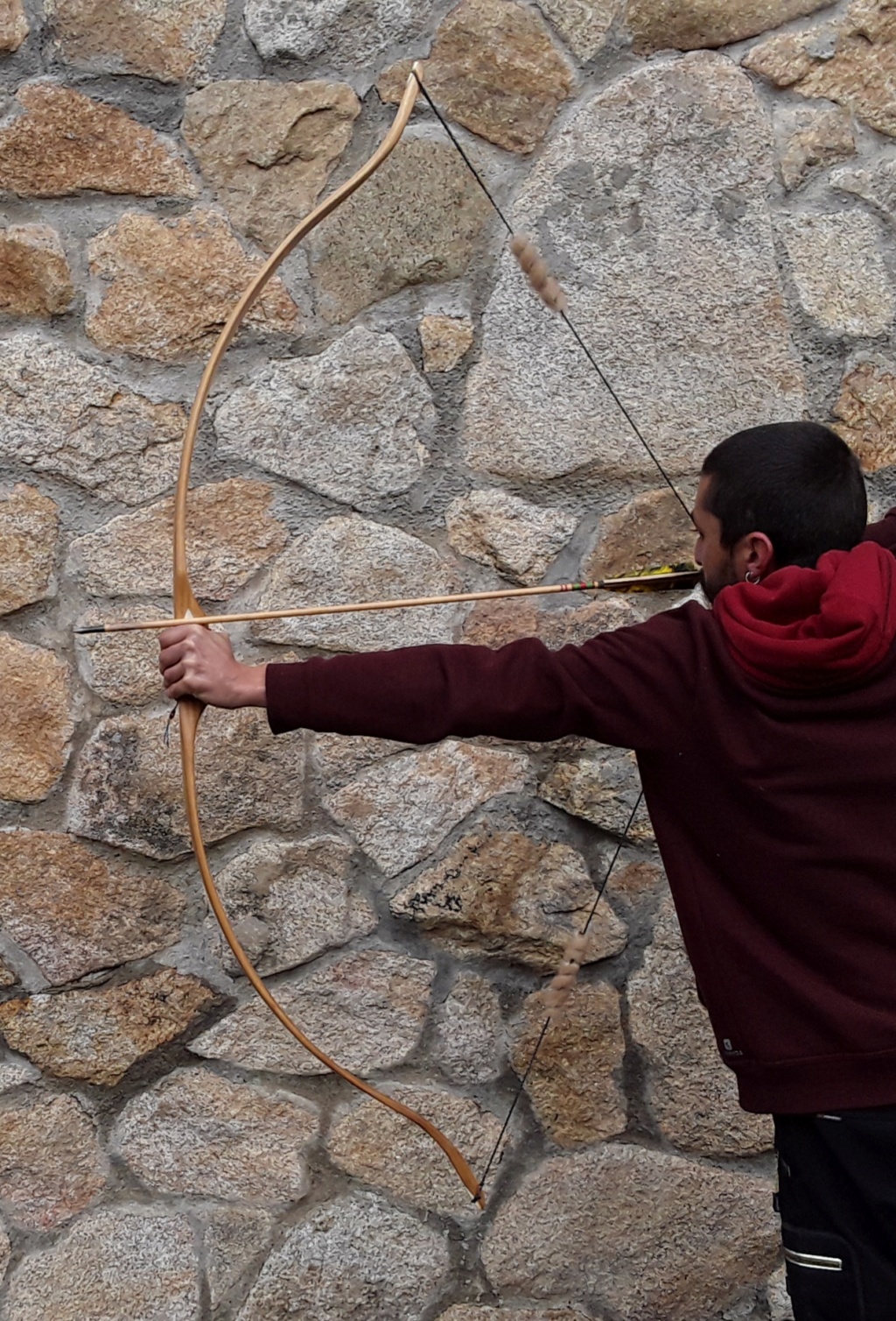 Arco recurvo estatico de robinia 20190319