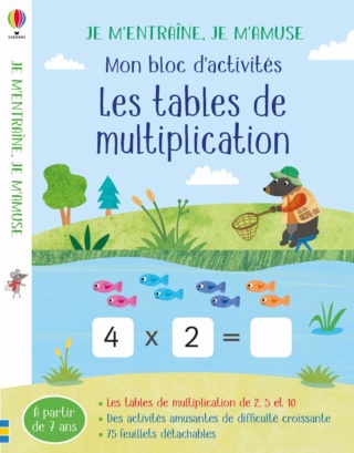LES TABLES DE MULTIPLICATIONS - MON BLOC D'ACTIVITES  61k51y10