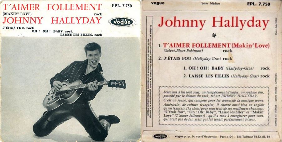 LES PLUS GRANDS EVENEMENTS DE JOHNNY 'PREMIER 45 TOURS' ( VOGUE )( 1960 ) 011112