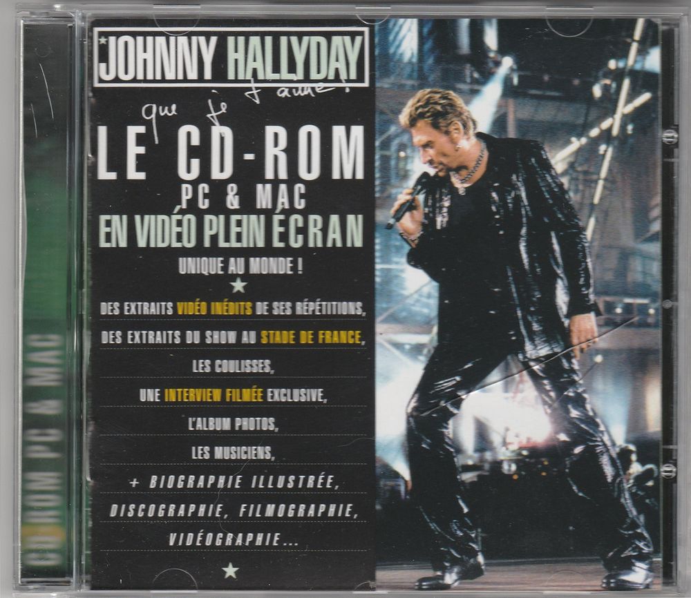 1998  -  JOHNNY HALLYDAY ( CD-ROM )( EDITE par POLYGRAM ) 01238