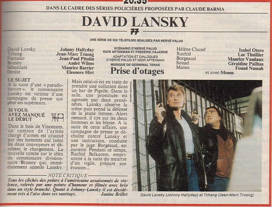 LES FILMS DE JOHNNY 'DAVID LANSKY' 1989 0168