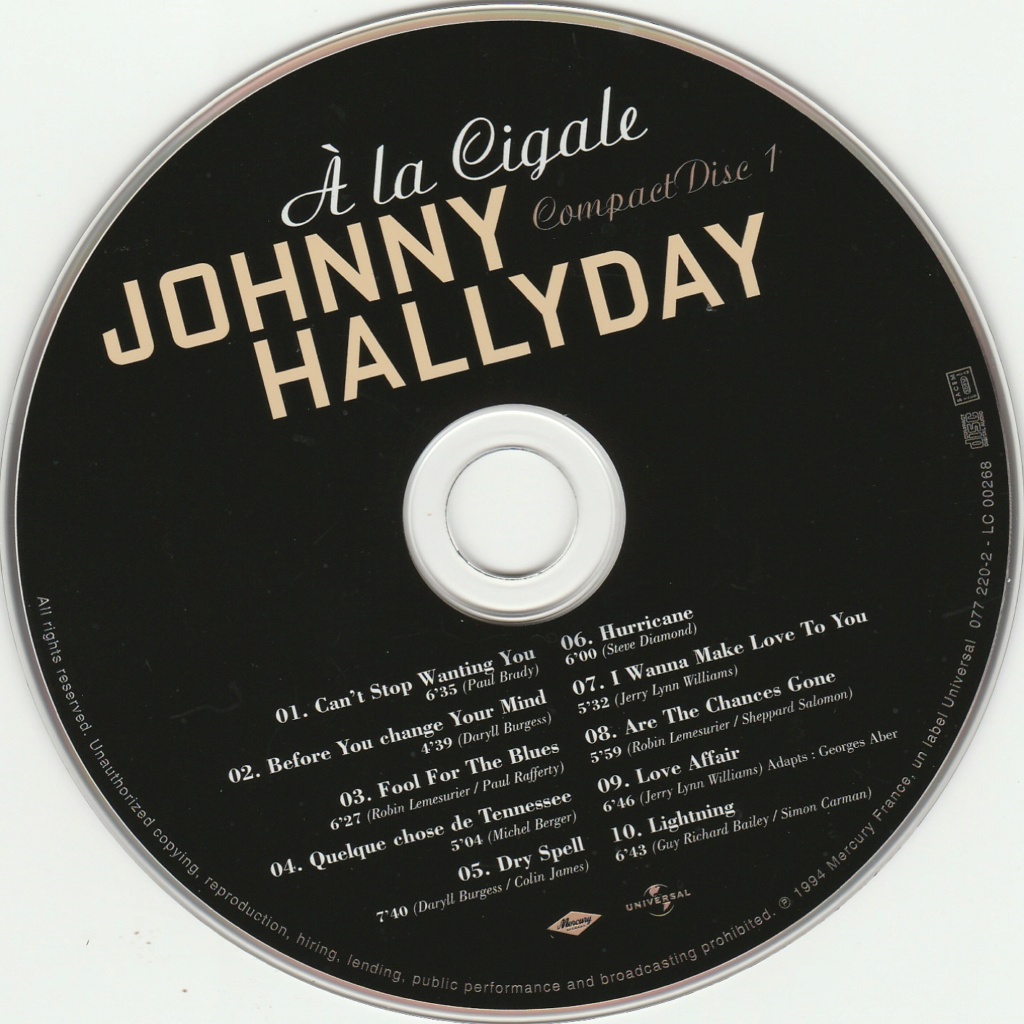 2003 - COFFRET JOHNNY HALLYDAY 'INTEGRALE LIVE' ( 22 ALBUMS - 43CD ) 02131