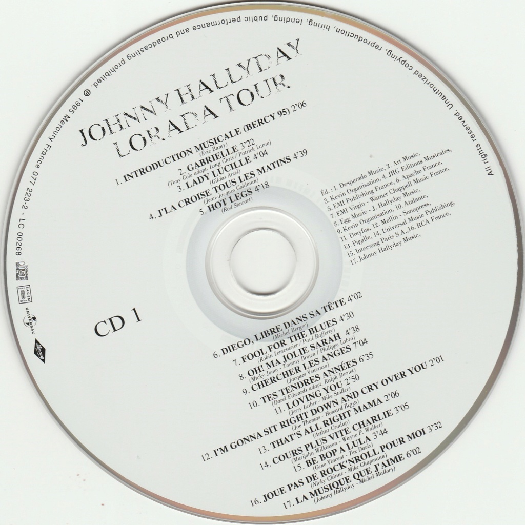 2003  -  COFFRET JOHNNY HALLYDAY 'INTEGRALE LIVE' ( 22 ALBUMS - 43CD ) 04100