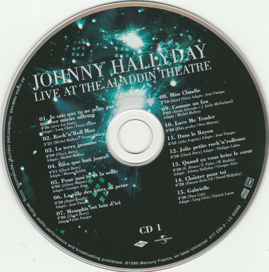 2003 - COFFRET JOHNNY HALLYDAY 'INTEGRALE LIVE' ( 22 ALBUMS - 43CD ) 04102