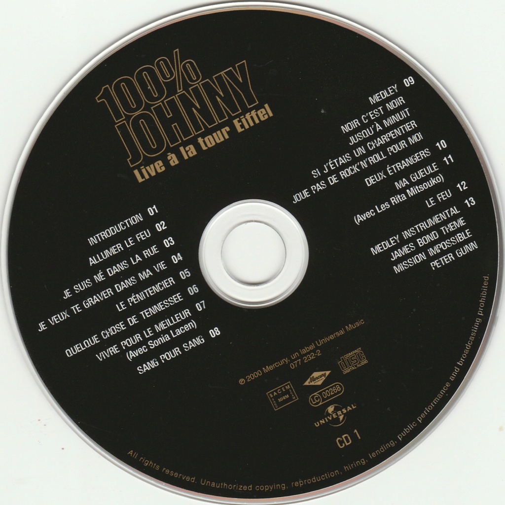 2003 - COFFRET JOHNNY HALLYDAY 'INTEGRALE LIVE' ( 22 ALBUMS - 43CD ) 04106