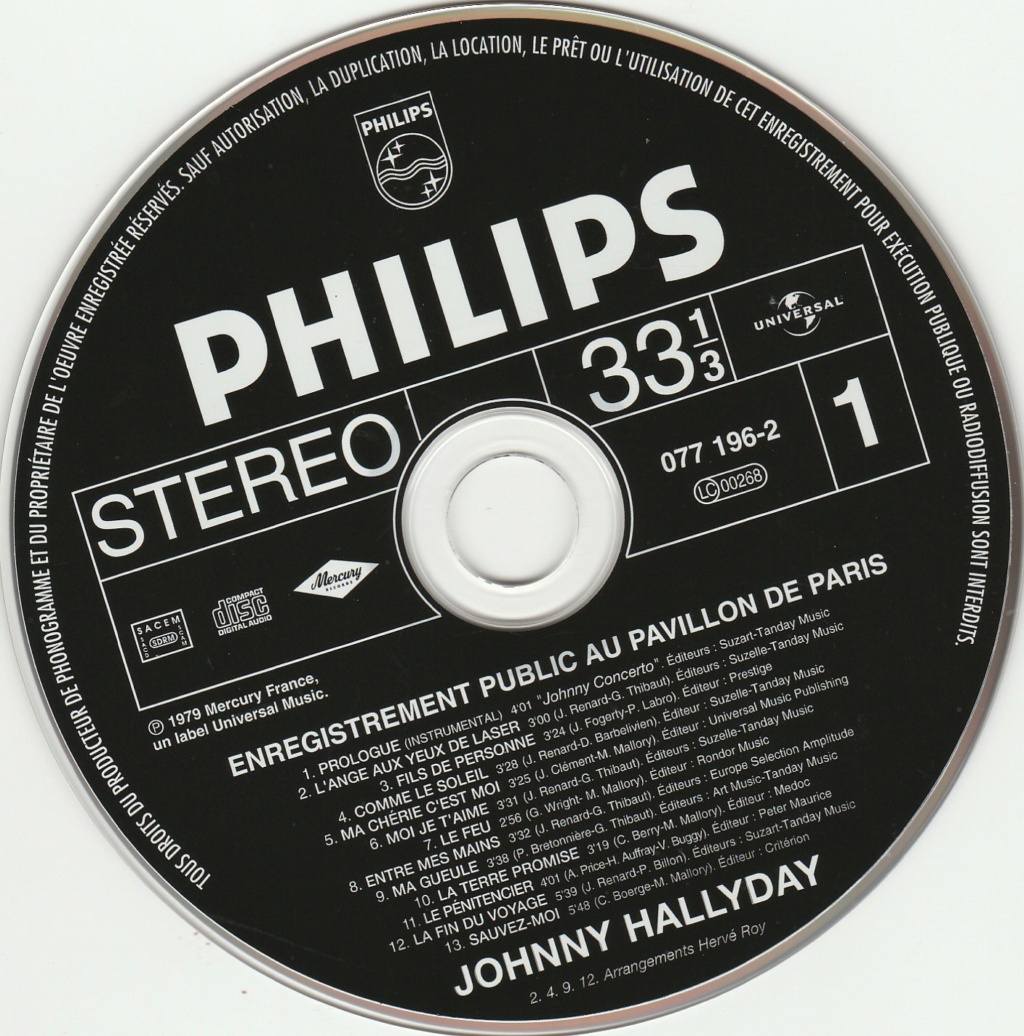 2003 - COFFRET JOHNNY HALLYDAY 'INTEGRALE LIVE' ( 22 ALBUMS - 43CD ) 0480