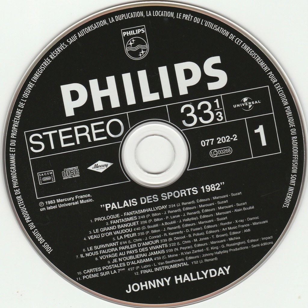 2003  -  COFFRET JOHNNY HALLYDAY 'INTEGRALE LIVE' ( 22 ALBUMS - 43CD ) 0484