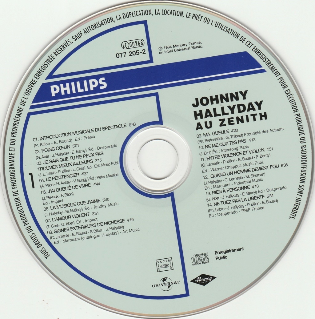 2003  -  COFFRET JOHNNY HALLYDAY 'INTEGRALE LIVE' ( 22 ALBUMS - 43CD ) 0486