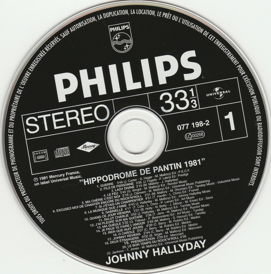 2003  -  COFFRET JOHNNY HALLYDAY 'INTEGRALE LIVE' ( 22 ALBUMS - 43CD ) 0564