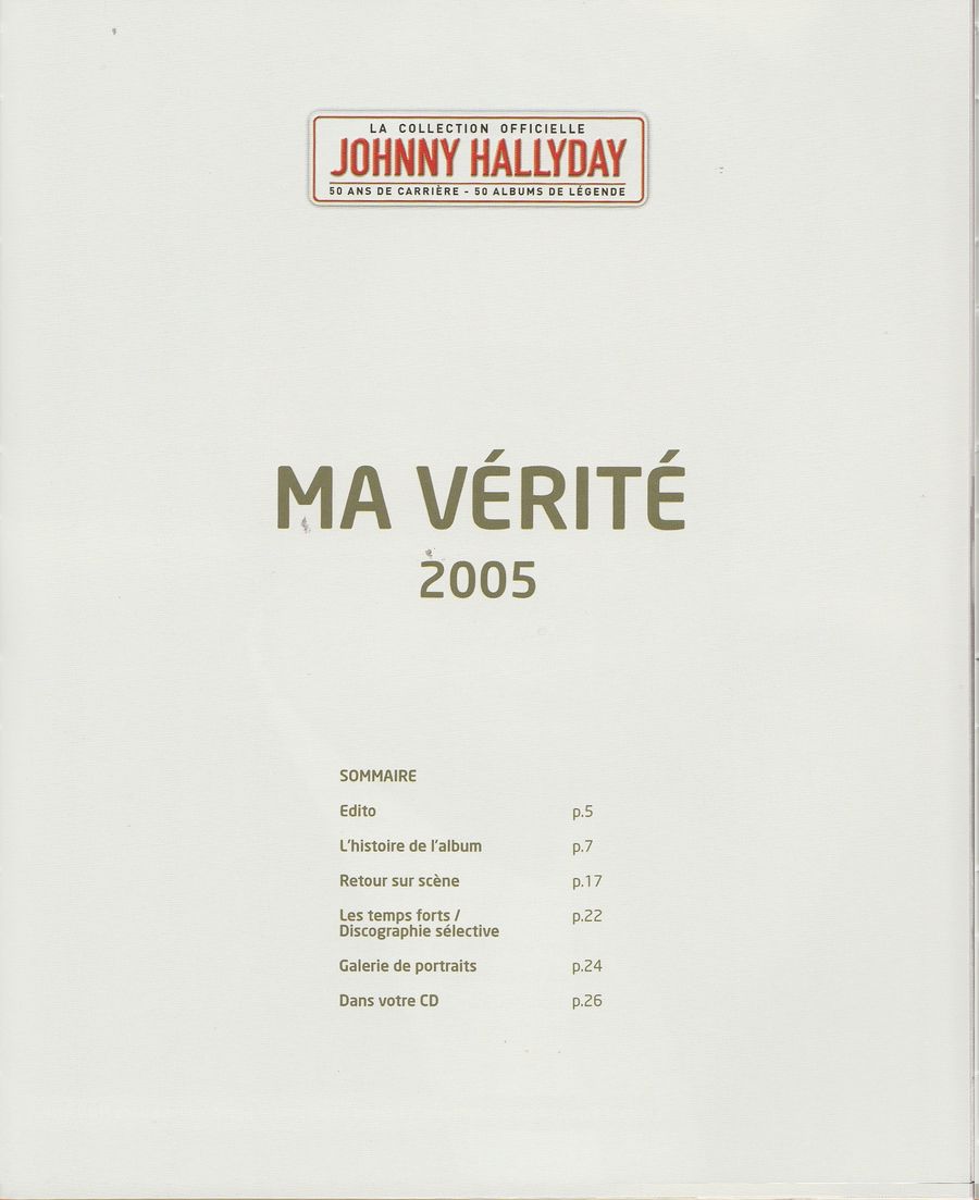 2011  -  N°10  -  MA VERITE ( LA COLLECTION OFFICIELLE ) 0597