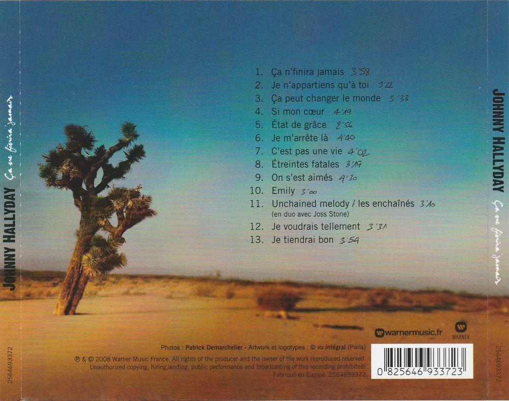2012  -  2007 – 2012 LES ALBUMS STUDIO WARNER ( COFFRET 4 CD ) 07106