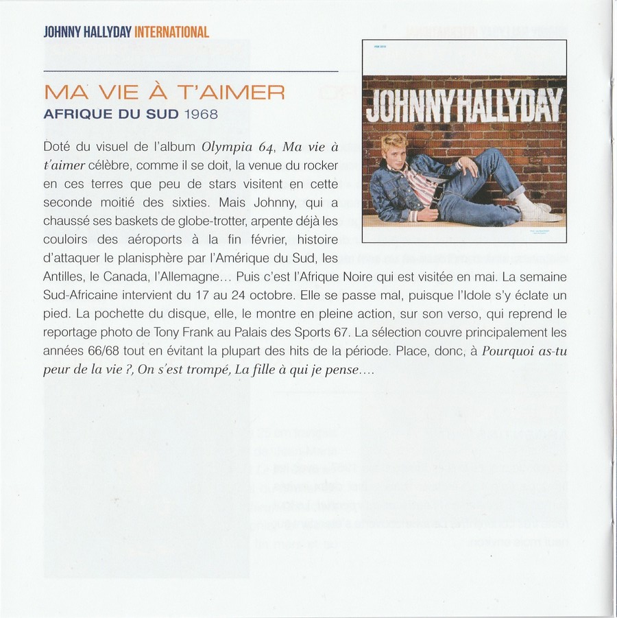2019  -  JOHNNY HALLYDAY INTERNATIONAL ( COFFRET 20 CD ) 1025