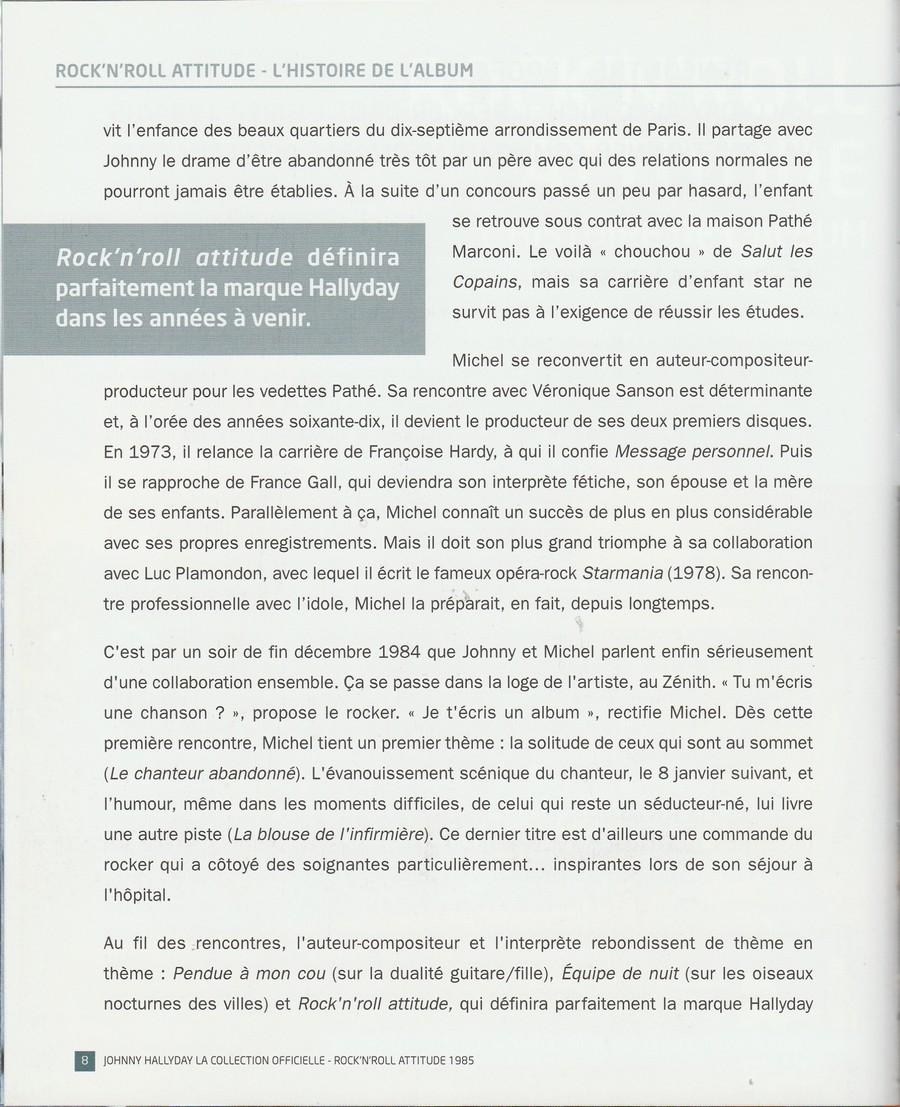 2011 - N°1 - ROCK'N'ROLL ATTITUDE ( LA COLLECTION OFFICIELLE ) 1052