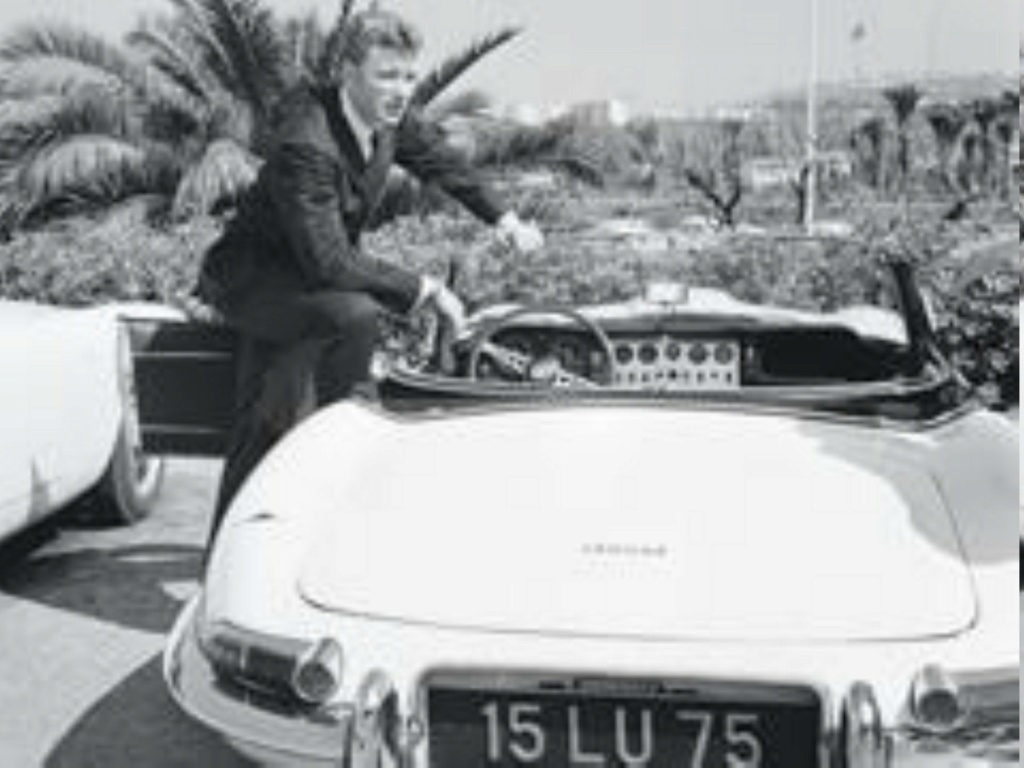 JAGUAR TYPE E CABRIOLET 3.8 DE JOHNNY HALLYDAY ( 1962 ) 18050510