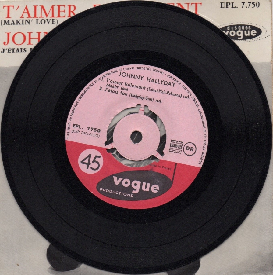 T’aimer follement ( EP 45 TOURS )( TOUTES LES EDITIONS )( 1960 - 2019 ) 1960_091