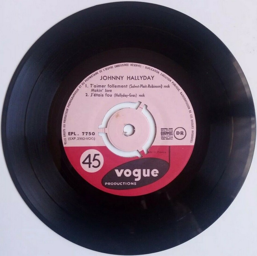 T’aimer follement ( EP 45 TOURS )( TOUTES LES EDITIONS )( 1960 - 2019 ) 1960_121