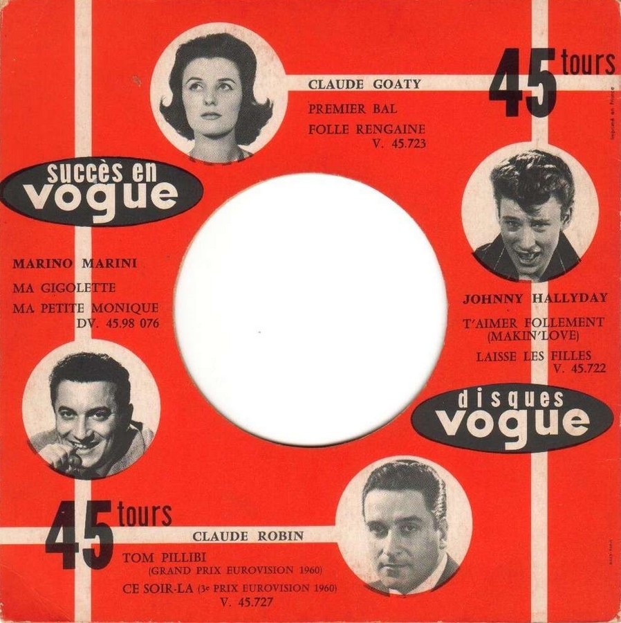 Série des SP couleur Vogue ( SP 45 TOURS )( 1960 ) 1960_334
