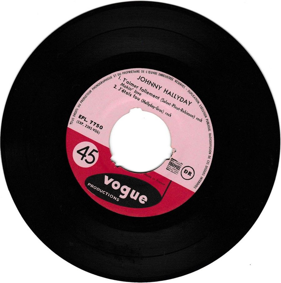 LES EP VOGUE ( LES ORIGINAUX ET COMPILATIONS )( 1960 - 1969 ) 1960_464