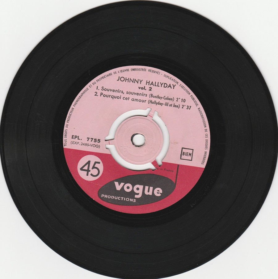 LES EP VOGUE ( LES ORIGINAUX ET COMPILATIONS )( 1960 - 1969 ) 1960_470