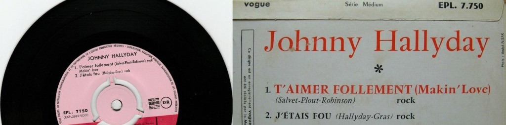 T’aimer follement ( EP 45 TOURS )( TOUTES LES EDITIONS )( 1960 - 2019 ) - Page 3 1960_481