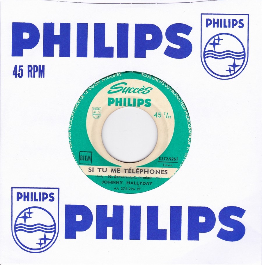 45 TOURS SP PHILIPS ( JUKEBOX )( 1961 - 1969 ) 1961_119