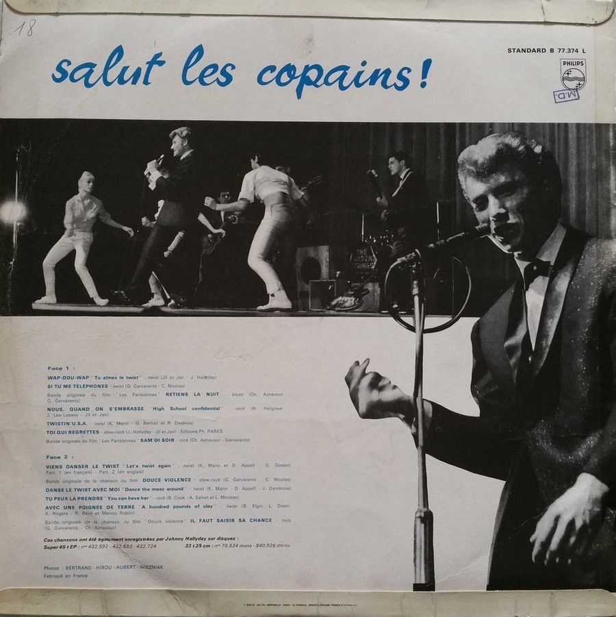 SALUT LES COPAINS ( 33 TOURS )( TOUTES LES EDITIONS )( 1961 - 2020 ) 1961_404