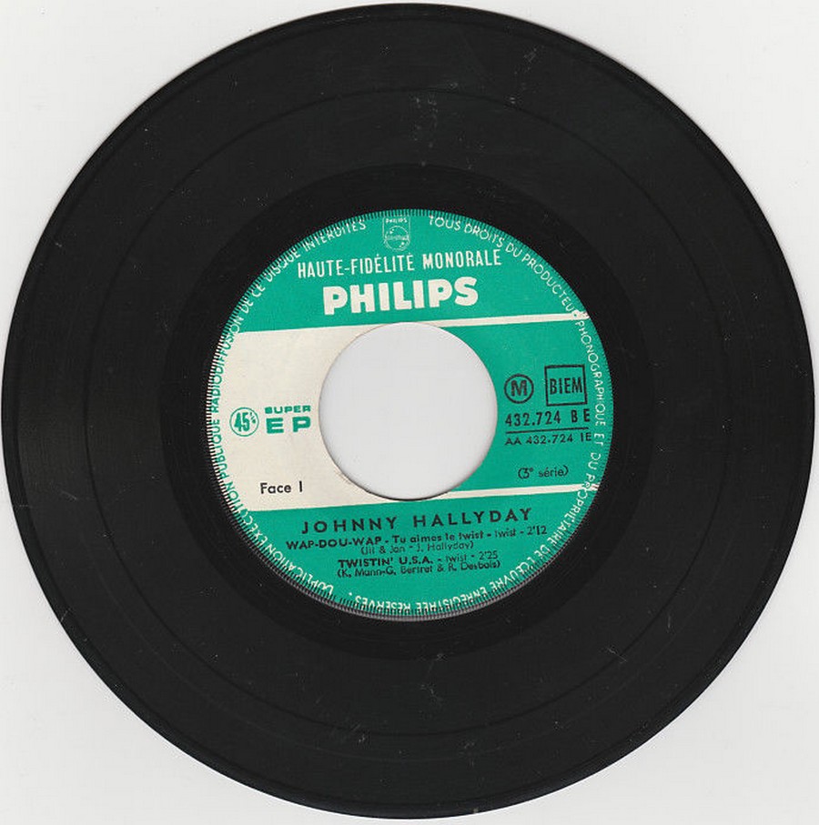 LES EP PHILIPS ( LES ORIGINAUX )( 1961 - 1969 ) 1961_529