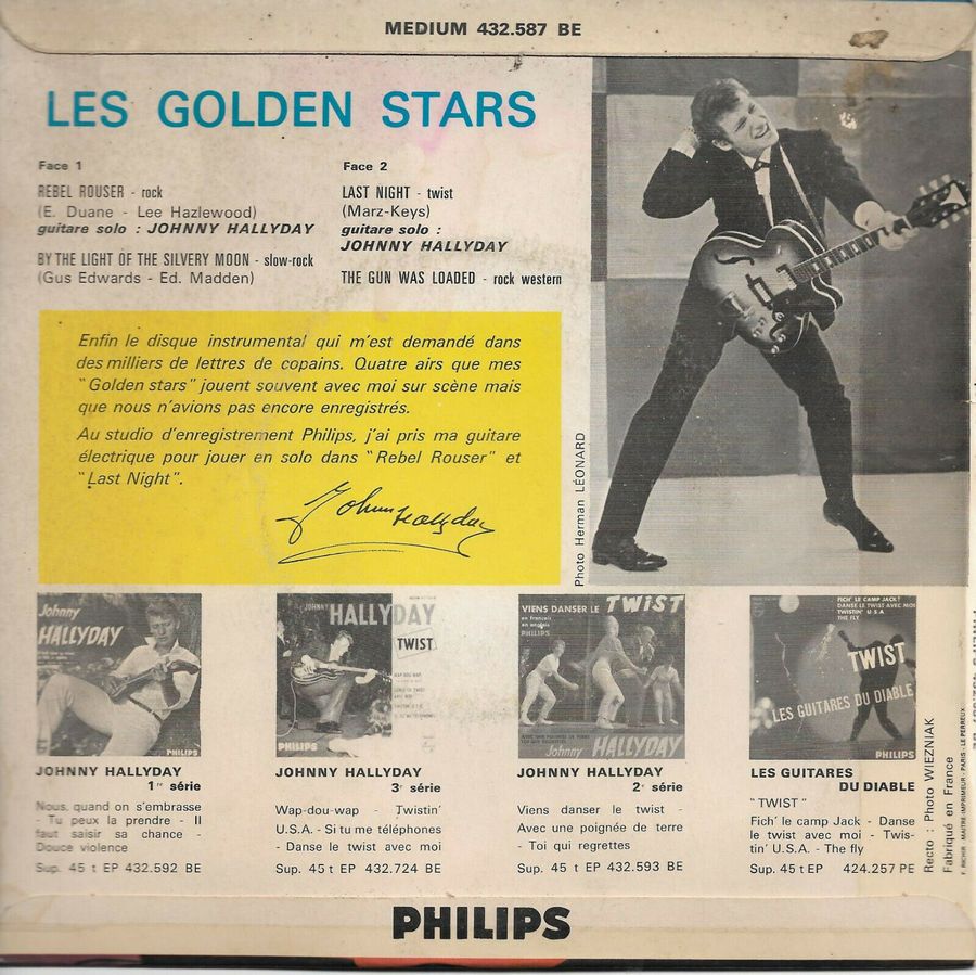 LES EP PHILIPS ( LES ORIGINAUX )( 1961 - 1969 ) 1961_535