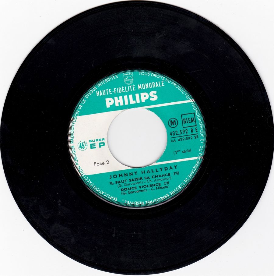 LES EP PHILIPS ( LES ORIGINAUX )( 1961 - 1969 ) 1961_569