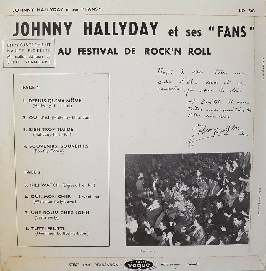LA DISCOGRAPHIE COMPLETE LIVE ‘FESTIVAL DE ROCK’ ( 1961 ) 1961_599
