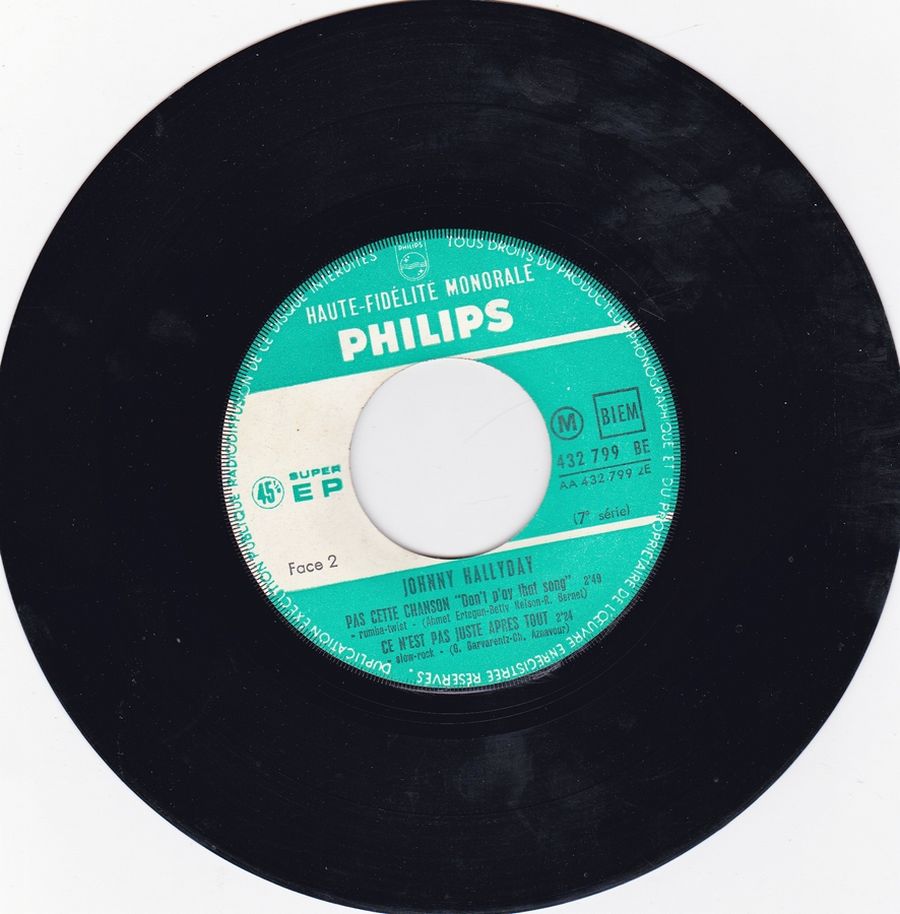 LES EP PHILIPS ( LES ORIGINAUX )( 1961 - 1969 ) 1962_153