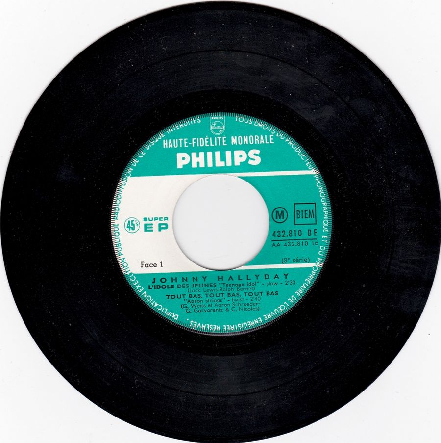 LES EP PHILIPS ( LES ORIGINAUX )( 1961 - 1969 ) 1962_155