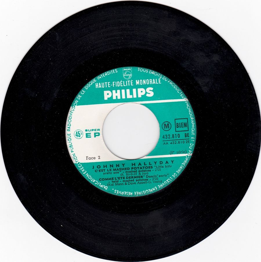 LES EP PHILIPS ( LES ORIGINAUX )( 1961 - 1969 ) 1962_156