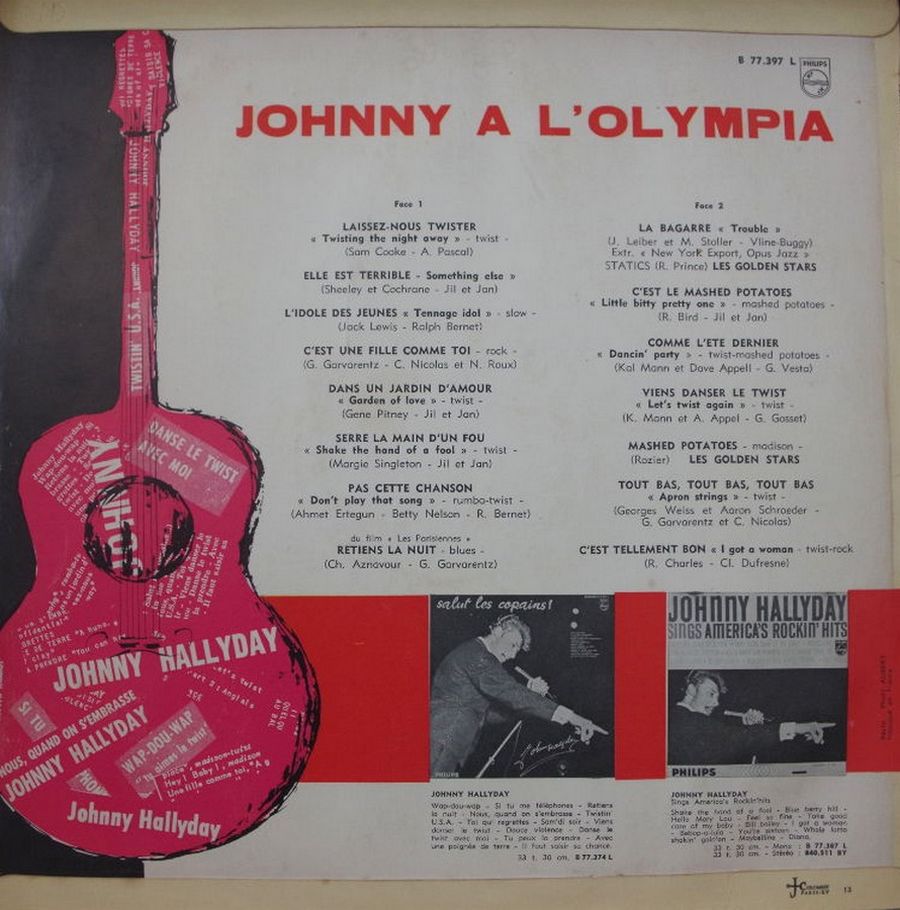 LA DISCOGRAPHIE COMPLETE LIVE ‘OLYMPIA’ ( 1962 ) 1962_190